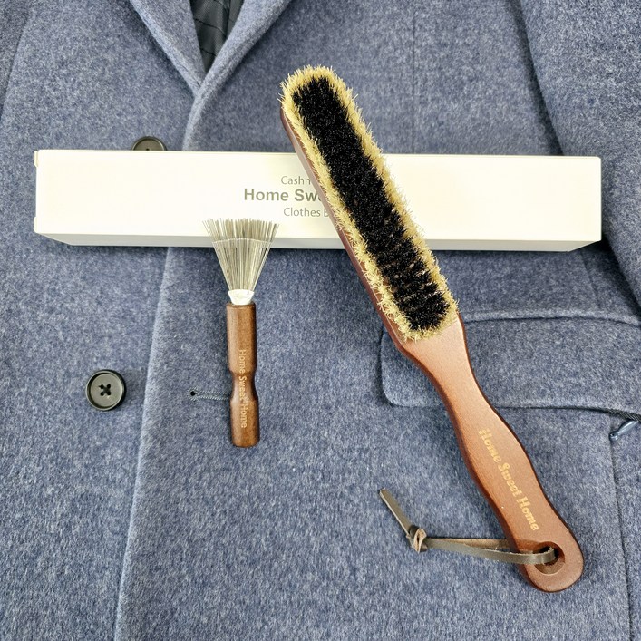 홈스윗홈 돈모 코트 의류 브러쉬, 1개, 세트