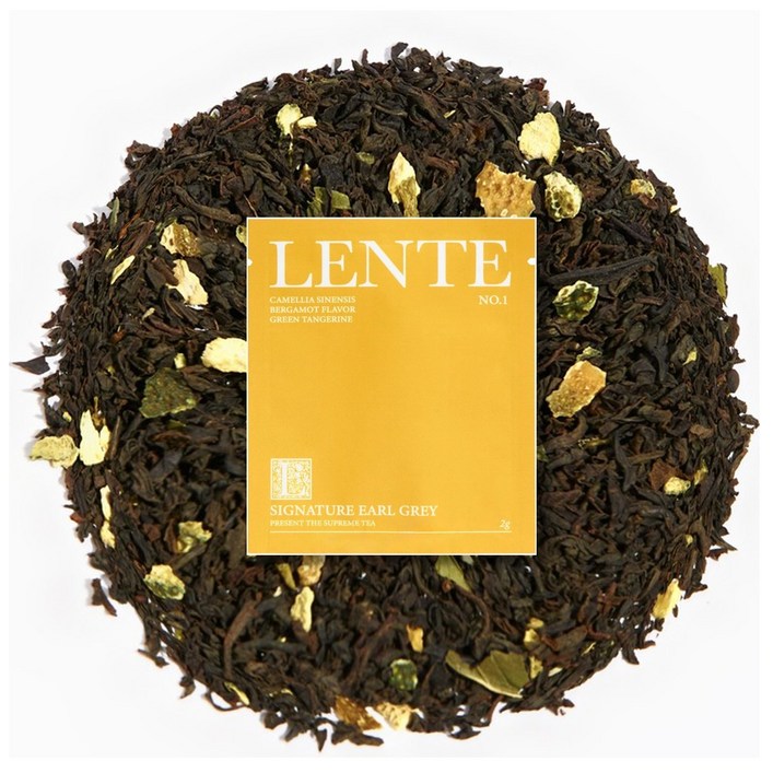 렌테 lente 시그니처 얼그레이 선물용 블렌딩 허브차세트, 1세트, 시그니처 얼그레이(8tb)