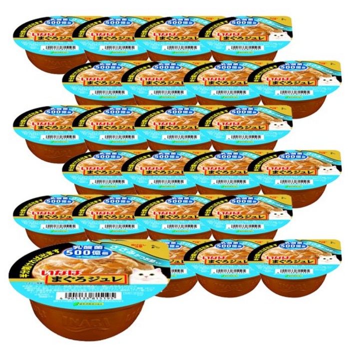 [리뉴얼] nanaharu 이나바 마구로쥬레 유산균 65g, 유산균 닭가슴살&가다랑어포, 65g, 24개
