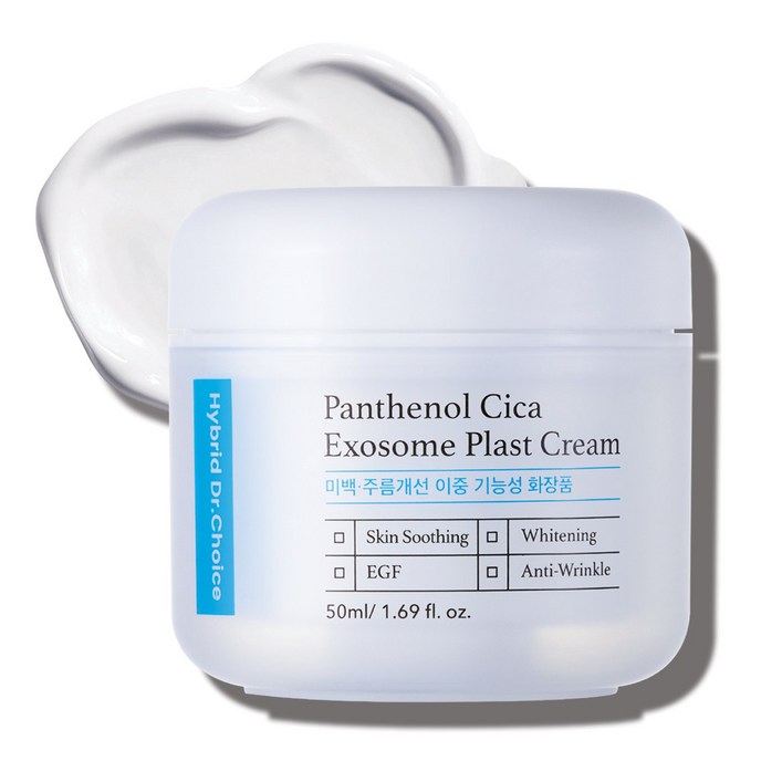 닥터초이스 판테놀 시카엑소좀 크림 50ml PDRN 줄기세포 세라마이드 히알루론산 알란토인 주름 미백기능성 피부과 병원입점, 4개, 50g