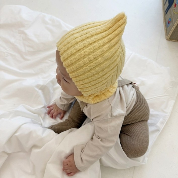 어텀31 아기 유아 피터팬 바라클라바 후드 넥워머