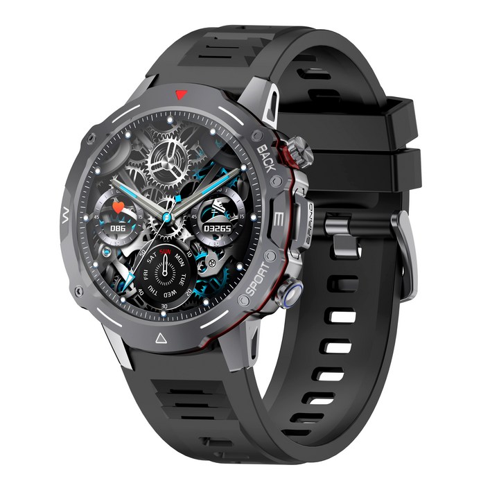 킹콩프로 한글판 통화가능 스마트워치 고화질 360360 최신상, 블랙, 1.39cm, 블루투스