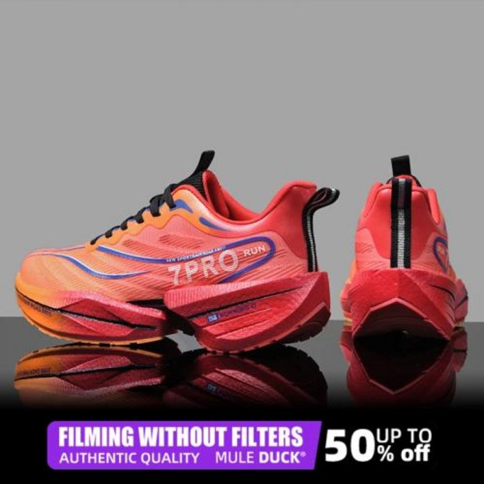 카본화 마라톤 에어 쿠션 탄소 플레이트 스포츠 러닝 통기성 경량 편안한 운동 미끄럼 방지