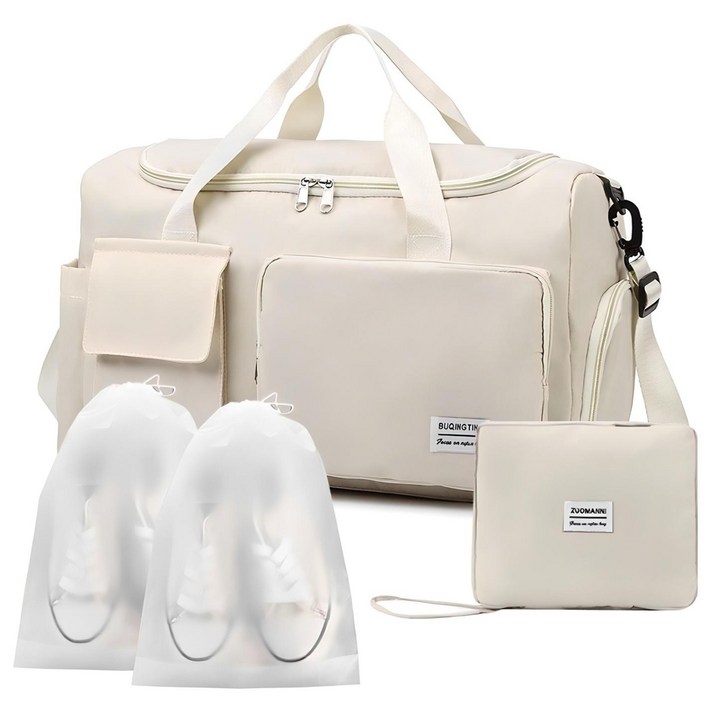 노티드트립 프리미엄 여행용 대용량 접이식 캐리어 결합 보스턴백