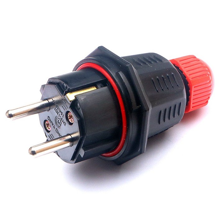 국산 방우 플러그 잠금기능 락커형 방진 방습 방수 IP54 등급 전기 코드 노출 방우형