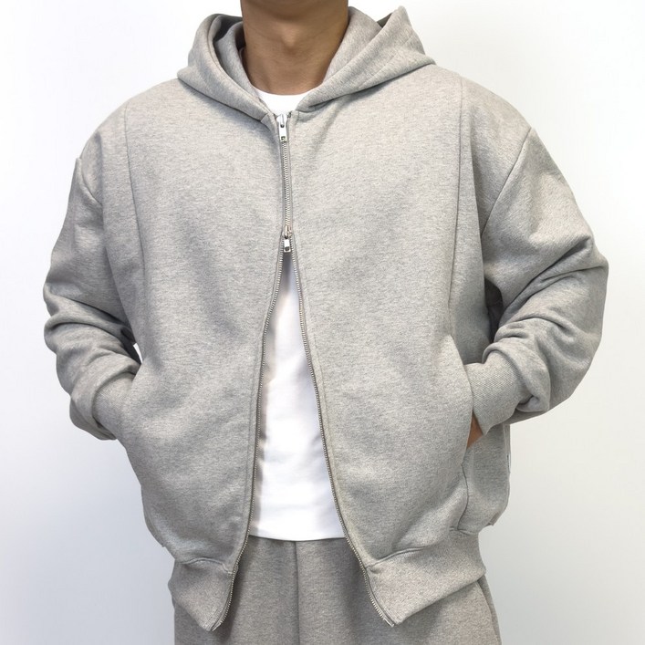 PACIENCIA SOLIDFRAME 크롭 후드 집업