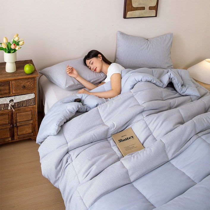 코잠 사계절 먼지없는 알러지케어 향균 차렵이불베개커버 세트