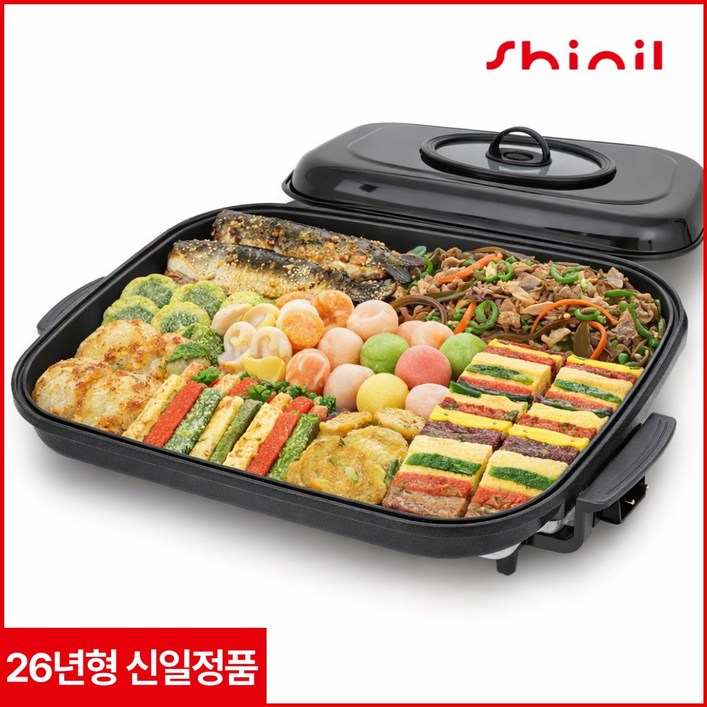 26년형 신일 전기 프라이팬 다이아몬드 61cm 뉴 멀티 명절 부침개 그릴 대형팬