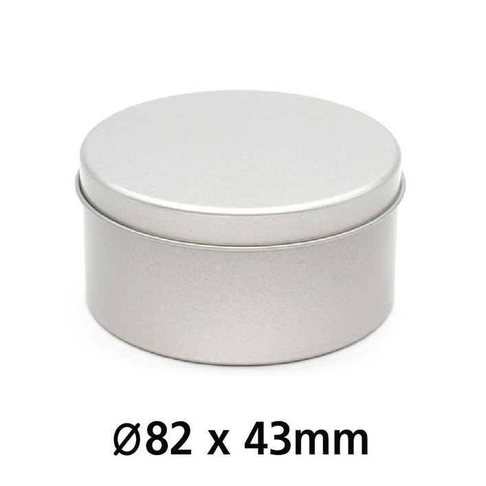 원형 R068 은색 틴케이스