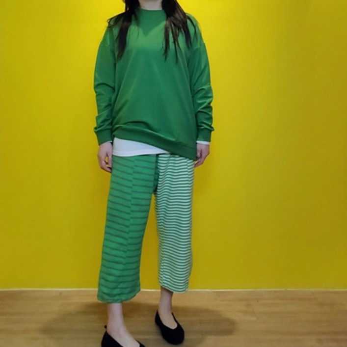 마랑 옆 트임 쭈리면 맨투맨