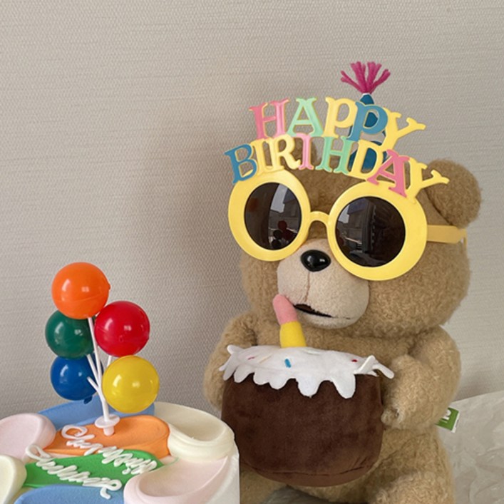 마카롱 생일파티안경 선글라스 2개 세트 마카롱 생일파티안경 선글라스 2개 세트