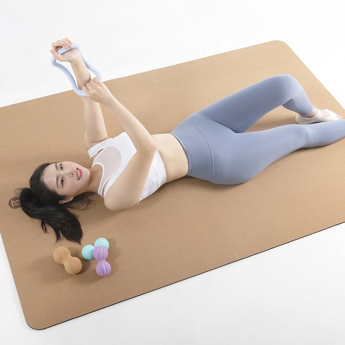코르크 요가매트 초대형 자이언트매트 122cm 와이드 운동매트