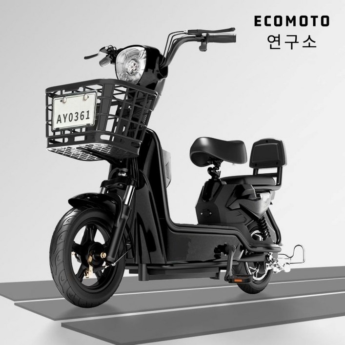Ecomoto 연구소 전동 스쿠터 전기 자전거 바이크 350w 48V 출퇴근 배달