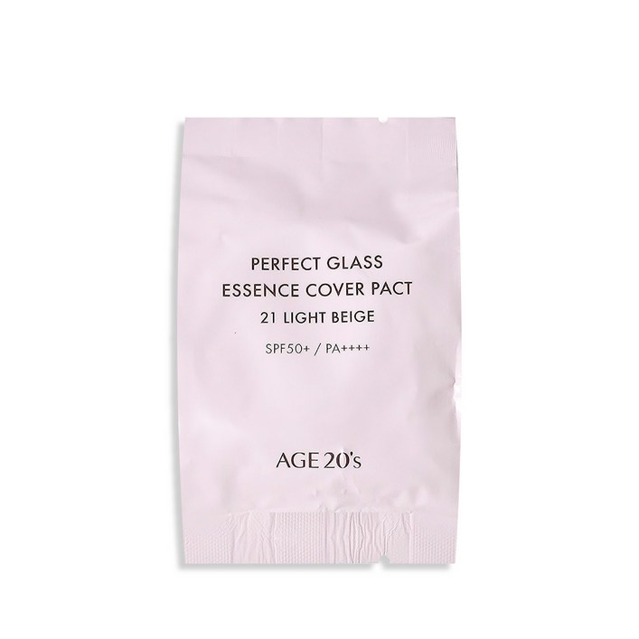에이지투웨니스 퍼펙트 글래스 에센스 커버 팩트 21호 라이트베이지 리필 유통기한 임박 세일상품