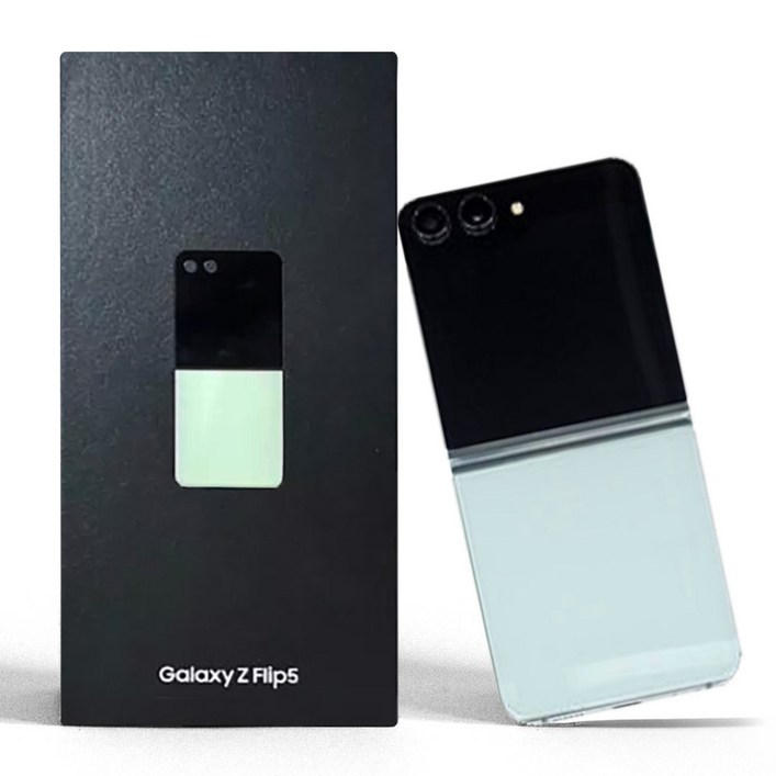 단순개봉 Z 플립5 자급제 미개통 세미프리미엄 플립4 삼성 갤럭시 3사호환 우들, 256GB, 우들미개통 삼성박스구성Z플립5개통이력X 민트