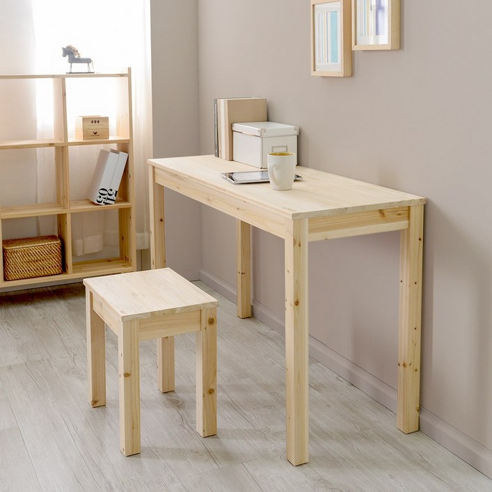 다니엘우드 슬림테이블 가족 식탁 주방 테이블 사이드테이블 일자형식탁