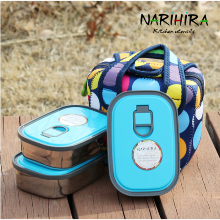 나리히라 멀티피크닉세트 패션찬통 도시락가방 장보고주방, 1개