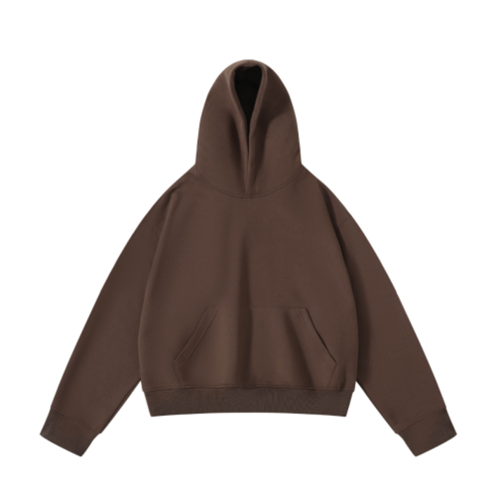 남자 오버핏 후드티 숏후드 커플 두꺼운 후드티셔츠