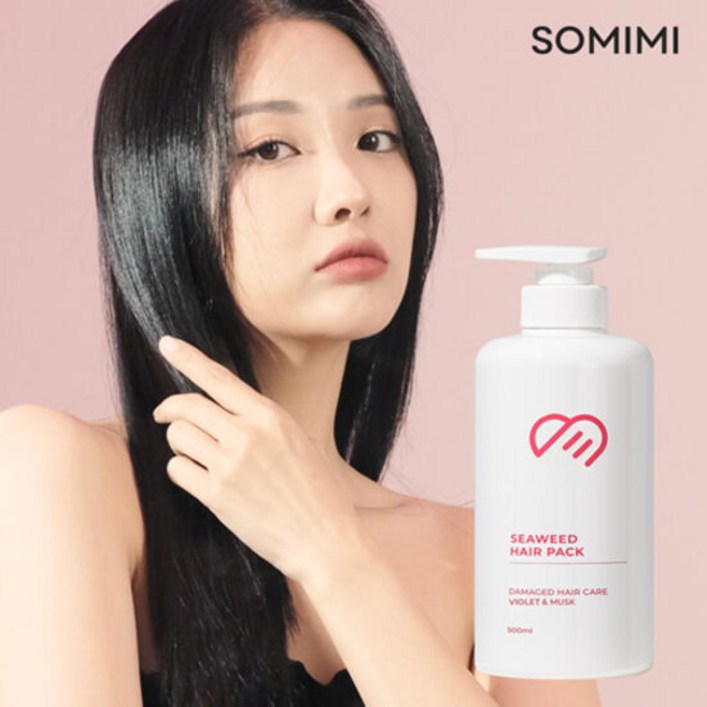 쏘미미 물미역 헤어팩, 500ml, 1개