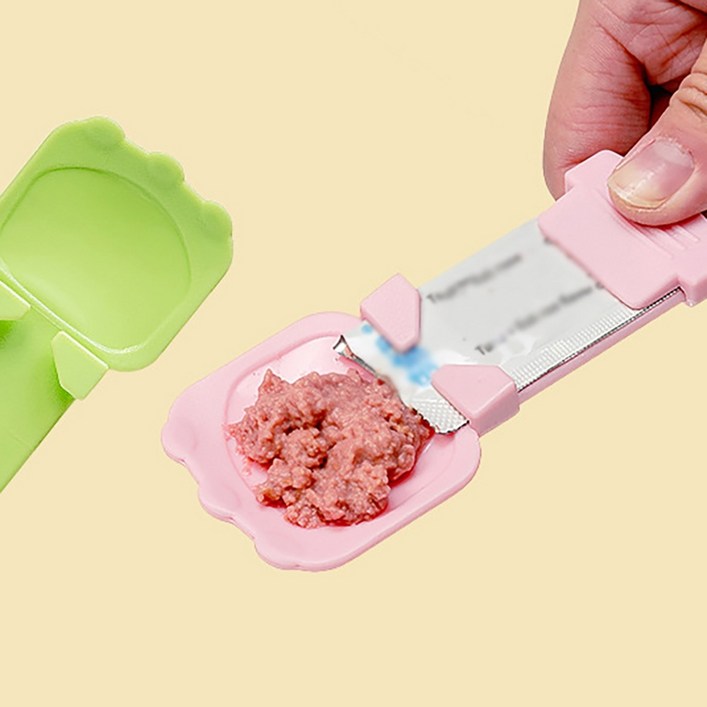 고양이 슬리이딩츄르짜개 간식스푼, 1개