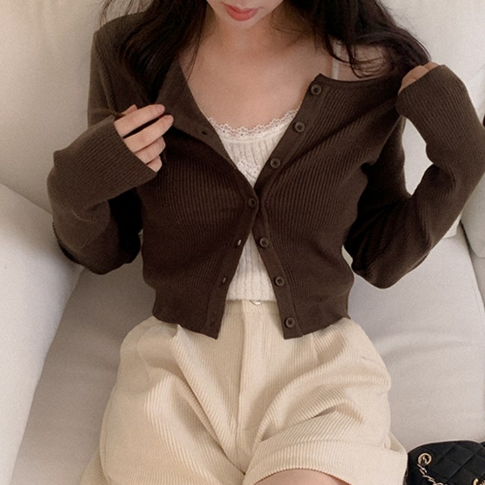 메이빈스무료배송MADE에브 크롭 니트 가디건NEW컬러