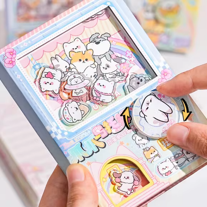 뽑기 노트 미니 가챠 수첩 귀여운 다이어리 공책 재밌는 학용품