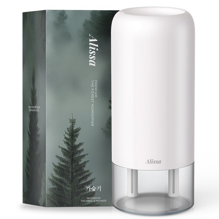 알리사 숲속안개 가습기 미니 초음파 사무용 무선 탁상용 충전식 700ml 필터 4개 알리사 숲속안개 가습기 미니 초음파 사무용 무선 탁상용 충전식 700ml 필터 4개
