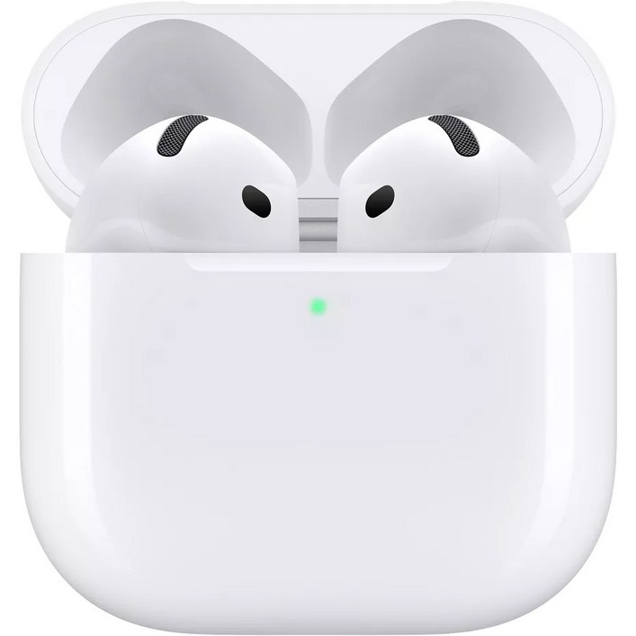 Apple 에어팟 4 화이트 스타일 케이스 액티브 노이즈 캔슬링 블루투스 이어폰MXP93KHA, sdfs, fgdf
