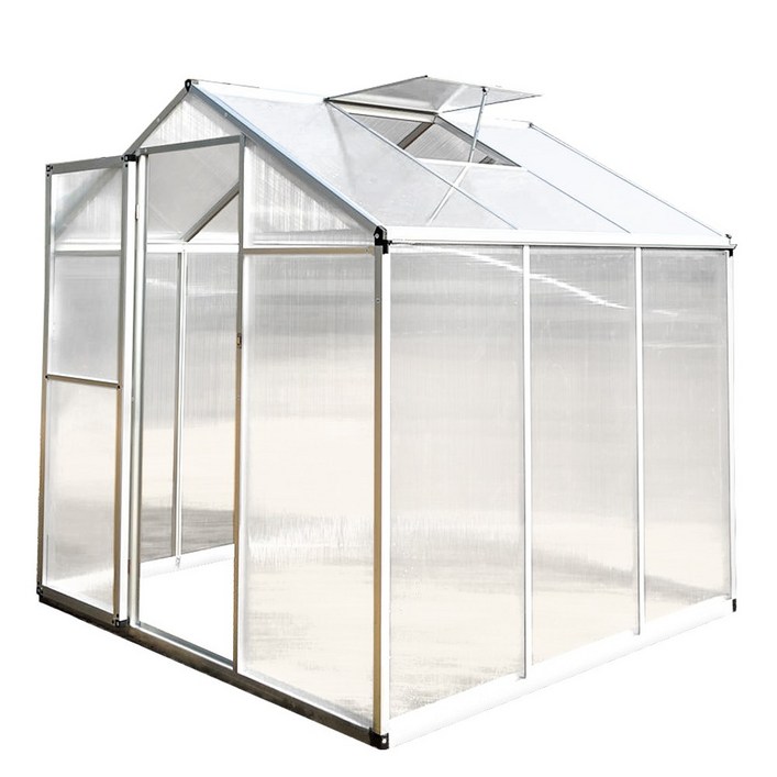 레드와이 온실 하우스 폴리카보네이트 조립식 우디가든하우스 8×6피트, 우디가든하우스 8×6피트블랙