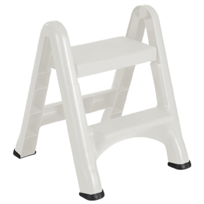 러버메이드 접이식 2단 사다리 스탭스툴 가정용 사다리 흰색
