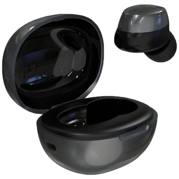 주닉스 EG7 신형 음성증폭기 이어폰형 충전형 무선 소형 소리증폭기 블랙