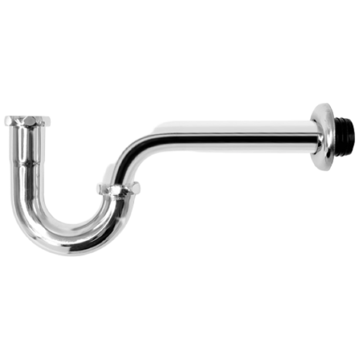 우리수도 P트랩 욕실 벽배관 트랩 세면대배수관 세면기부속 배관, 1개