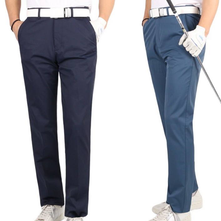 [GTM] 크로스빌(정품)냉감골프팬츠 시원하고 스판좋은 여름 남자 기본 바지 경량 히든밴딩