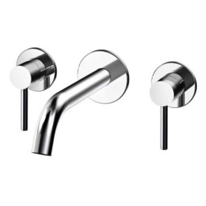 리델 벽매립수전 GW7018 크롬, 블랙, 니켈