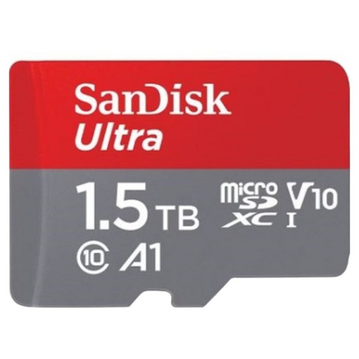 샌디스크 에스티원테크 공식인증 제품 마이크로 SD 카드 SDXC ULTRA 울트라 QUAC, 1.5TB, 1개