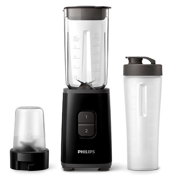 필립스 뉴 미니 블렌더 텀블러 멀티 다짐기 세트 HR260390, HR260390