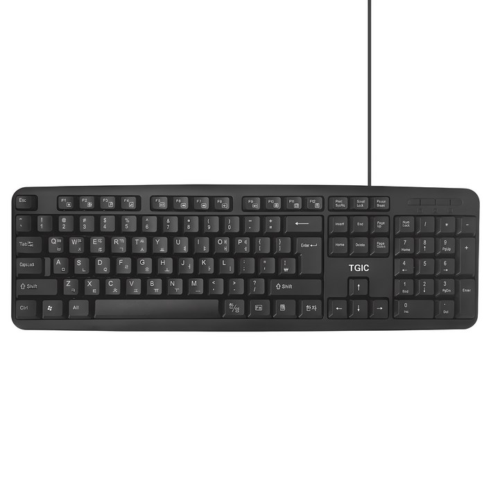 TGIC컴퓨터 TGCK1200U USB 유선 일반형 키보드
