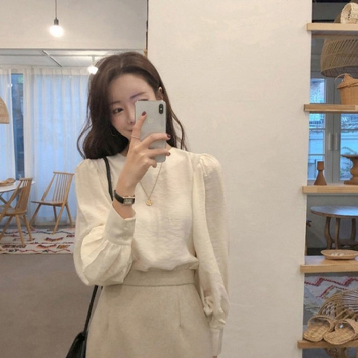 피어니스트 프렌치 베이스 블라우스