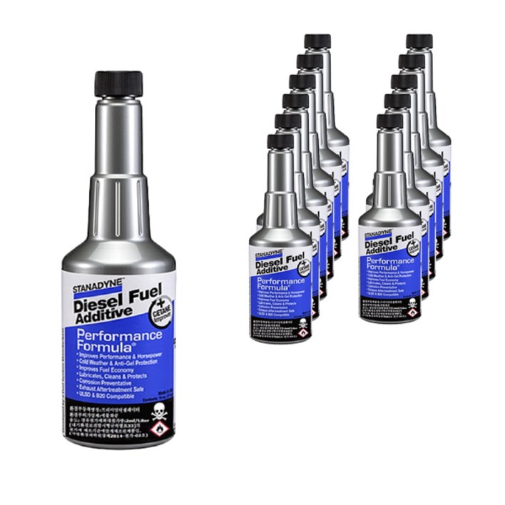 스타나다인 디젤 연료첨가제 473ml, 12개, 디젤경유