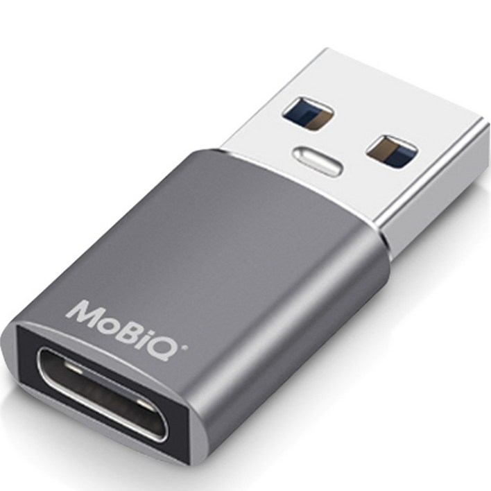 모비큐 A 타입 USB 3.2 to C타입 변환 OTG 10Gbps 고속 젠더 스페이스 그레이 모비큐 A 타입 USB 3.2 to C타입 변환 OTG 10Gbps 고속 젠더 스페이스 그레이