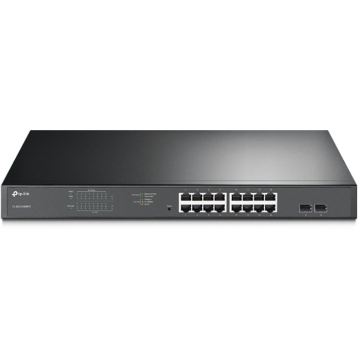티피링크 16포트 기가비트 Easy Smart PoE SFP 슬롯 허브, TLSG1218MPE, 1개
