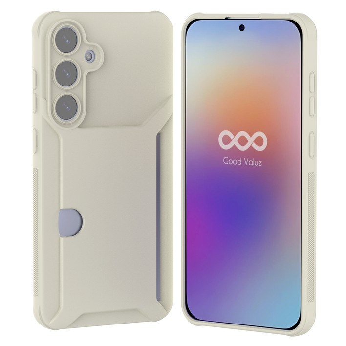 굿밸류 컬러핏 카메라 보호 카드 2장 수납 휴대폰 케이스