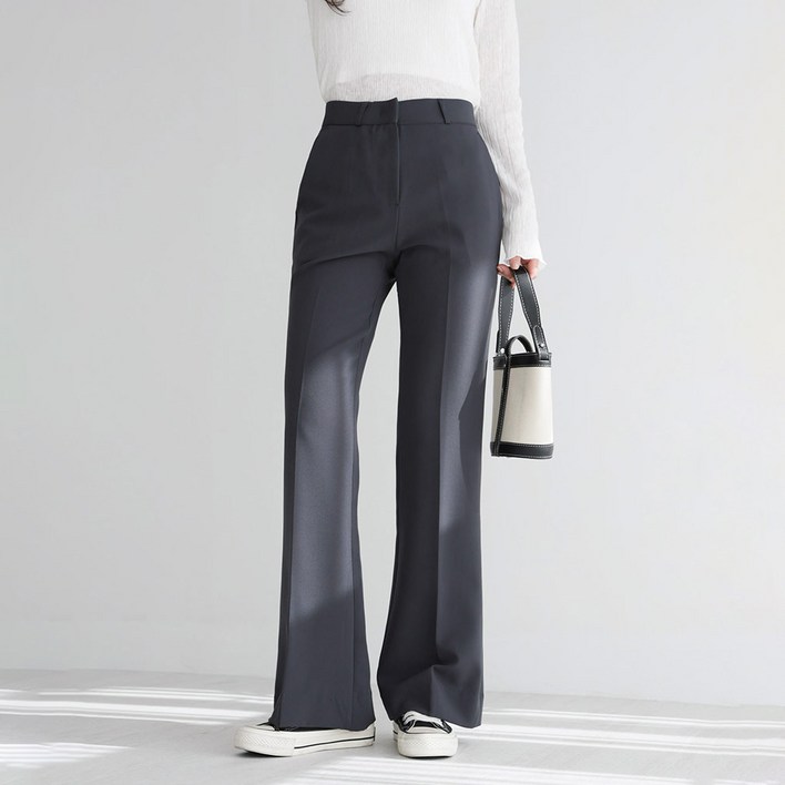 앤드스타일 여성용 숏롱 스판 부츠컷 슬랙스 264347