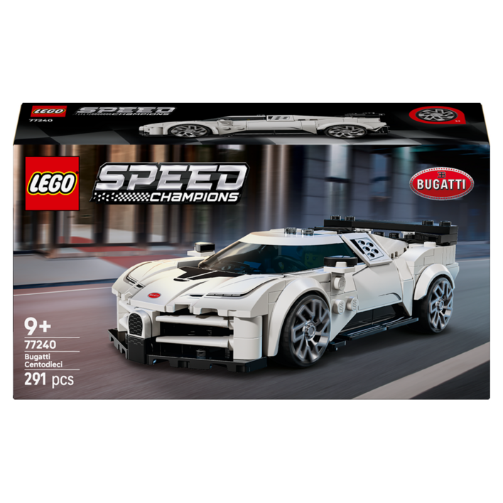 레고 스피드 챔피언 77240 부가티 센토디에치 하이퍼 스포츠카, 혼합색상, 1개