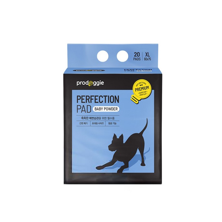 프로도기 강아지 퍼펙션 배변패드 베이비파우더 향 20매