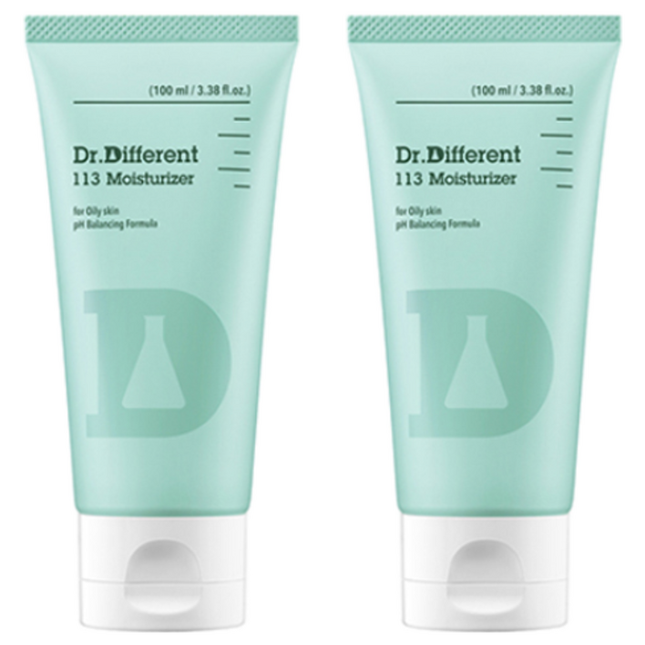 닥터디퍼런트 113 모이스처라이저 로션, 100ml, 2개