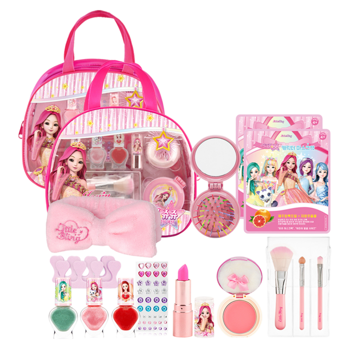 시크릿쥬쥬 별의여신 뷰티화장 어린이 메이크업 가방 세트