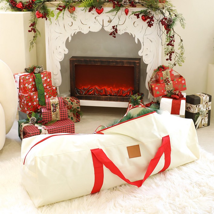 조아트 옥스퍼드 트리보관백 1p  이너백 2종  스트랩 2p, 아이보리, 1개