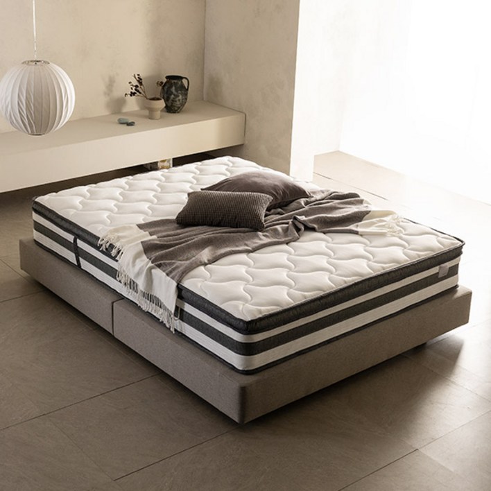 삼익가구 노블레스 프리미엄 유로탑 9존 독립스프링 매트리스 방문설치, 270mm, 미디엄소프트