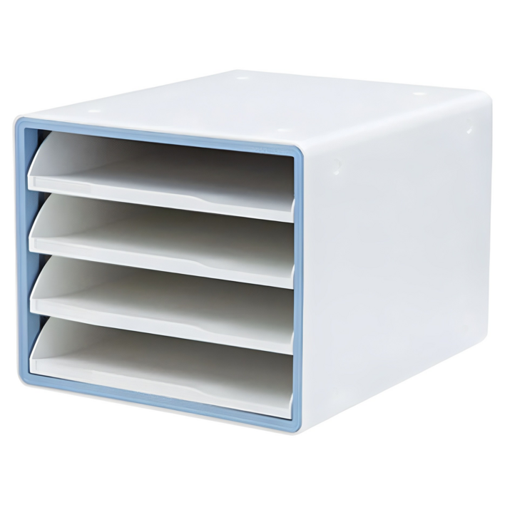 시스맥스 리템디럭스 오픈형 서류함 4단, 민트, 4단